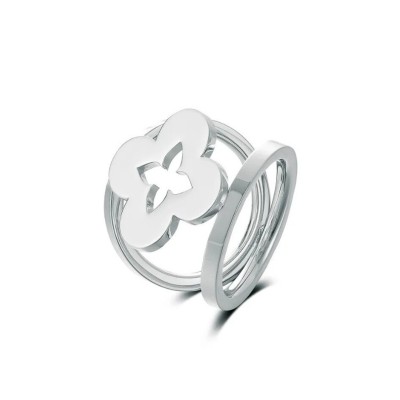 Inel pentru esarfa Silver Double Ring foto