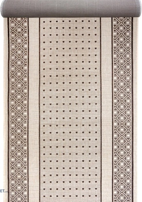 Traversa Covor, Natura 903, Bej / Maro, Latime 80 cm, Diverse Lungimi