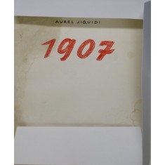 1907- AUREL JIQUIDE , MAPA REFACUTA , CONTINE DEDICATIA FIICEI LUI AUREL JIQUIDE