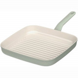 Cumpara ieftin Tigaie grill BergHOFF, Leo Balance Sage, 28 x 28 cm, 2.6 L, aluminiu reciclat, strat antiaderent, verde