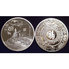 China 2023 - iepuri, medal argintat in capsula