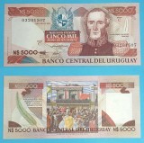 Uruguay (pick 65) 5000 Nuevos Pesos 1983 UNC serie: C 03201507