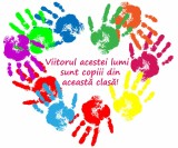 Sticker Inima din Amprente Colorate
