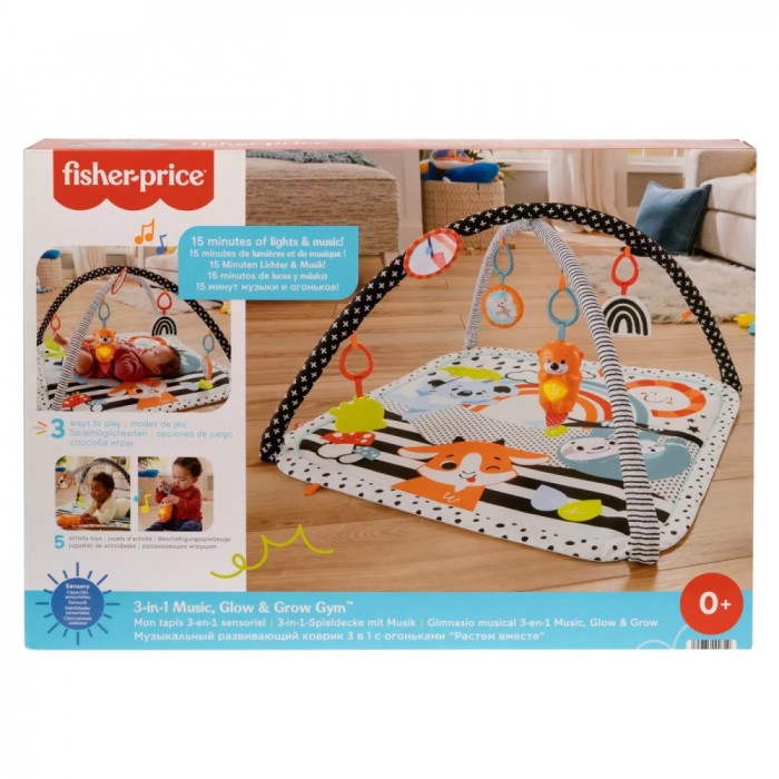 Fisher Price Saltea Muzicala 3 In 1 Cu Centru De Activitati