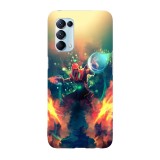 Husa compatibila cu Oppo A54 5G, Viceversa, model Lee Sin, Silicon, TPU, Transparent, Carcasa