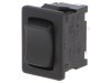 Comutator Bascule ON-OFF-ON 6A/250V Negru IP40