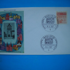 HOPCT PLIC S FDC 796 GERMANIA CLADIRI VECHI SEC XII BERLIN 1967 -GERMANIA