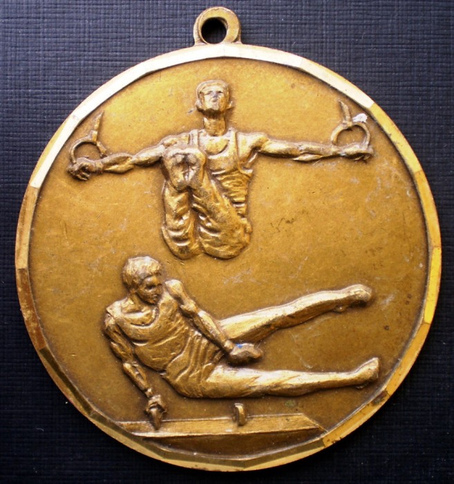 5.103 ROMANIA MEDALIE GIMNASTICA CAMPIONATELE INTERNATIONALE 50mm Locul III