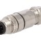 Conector M12 mufă 5 pini tata 60V 4A IP67 BULGIN lipire pe cablu