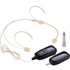 Microfon wireless Xiaokoa N80B tip casca, 2.4G, negru