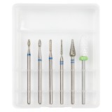 Capete Freza Unghii LUXORISE #01, set 6 buc