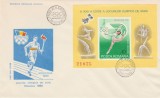 1980 Romania - FDC J.O. de Vara Moscova, colita nedantelata LP 1013, Romania de la 1950, Sport