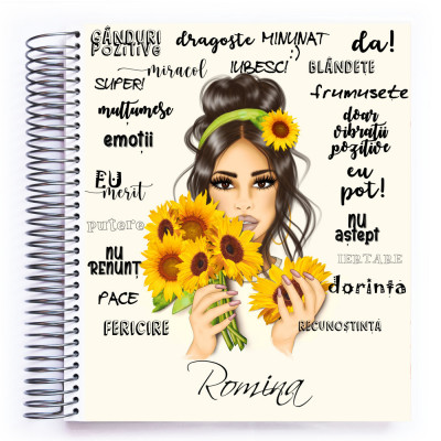 Agenda Planificator Sunflower Beauty foto