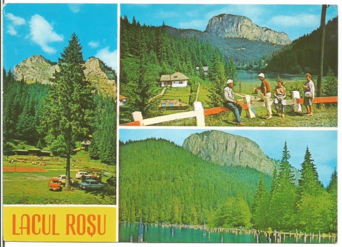 carte postala-LACUL ROSU