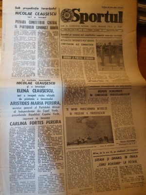 sportul 24 iunie 1986-finala cupei romaniei steaua-dinamo, CM fotbal foto
