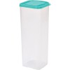 Cutie depozitare paine, pc rezistent, 34 x 13 cm, transparent verde, Oem
