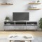 vidaXL Comodă TV, gri beton, 150x30x44,5 cm, lemn prelucrat 831264