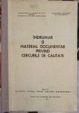 INDRUMAR SI MATERIAL DOCUMENTAR PRIVIND CERCURILE DE CALITATE-VERONEL ANTONESCU-239287
