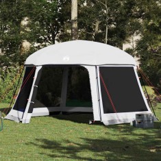 vidaXL Cort de piscină cu pereți detașabili, gri 512x458 cm