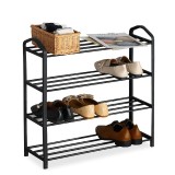 Cumpara ieftin Suport pantofi Ramon pakoworld 12 perechi negru 62x20x62cm