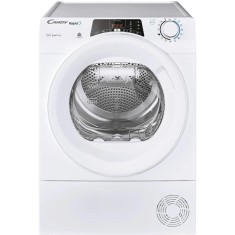 Uscator de rufe Candy Rapido ROE H9A2TE-S, Pompa de caldura, 9 kg, Clasa E, WiFi, Easy case, Senzor uscare, Antisifonare, Alb