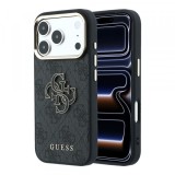Husa pentru Apple iPhone 18 Pro / 17 Pro, Guess, 4G Big Resin Logo, Neagra