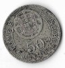 Moneda 50 centavos 1929 - Sao Tome e Principe, Africa, Cupru-Nichel