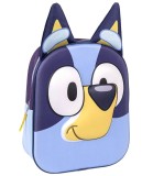 Rucsac Copii 3D Bluey cu Urechi, Cerda, 33x27 cm, Poliester/EVA
