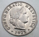 1.369 ELVETIA 20 RAPPEN 1925 B