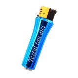 Bricheta Anti-vant Gravata cu Textul Tau, Albastru