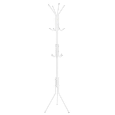 Cuier tip pom metalic Sersimo, 12 agatatoare, 177cm, alb Household NewTrend foto