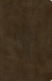 Large Print Value Thinline Bible-ESV-Cross Design