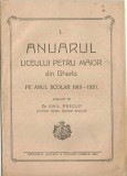 C9700N Anuarul Liceului Petru Maior din Gherla pe anul școlar 1919-1920 publicat de dr Emil Precup, profesor titular, director provizor, Gherla, 1920