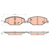 Placute frana Skoda Fabia, 12.2006-12.2014, Motorizare 1.6, TRW