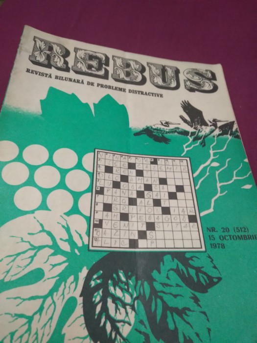 REVISTA REBUS NR.20/ 15 OCTOMBRIE 1978