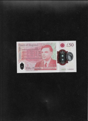 Marea Britanie Anglia 50 pounds 2020 seria22708694 unc foto