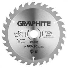 Disc circular cu varfuri HM 165x20mm, 30 dinti 55H686