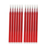 Set 12 Rezerve Roller Rosu, Compatibil Pilot Frixion, 0.7mm - Cerneala Termosensibila, Stergere Usoara