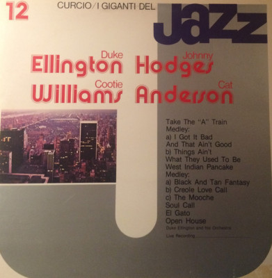 Vinil Duke Ellington / Johnny Hodges &amp;ndash; I Giganti Del Jazz Vol. 12 (VG++) foto