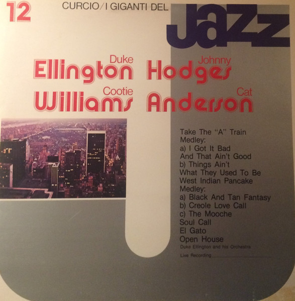 Vinil Duke Ellington / Johnny Hodges &ndash; I Giganti Del Jazz Vol. 12 (VG++)