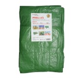 Prelata impermeabila verde 5x8 m, 100 g/mp, cu ochiuri metalice
