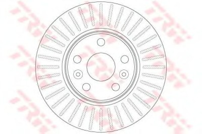 Disc frana RENAULT MEGANE II (BM0/1, CM0/1) (2002 - 2011) TRW DF6448 foto