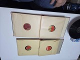 Lot vintage de 26 discuri de patefon gramofon