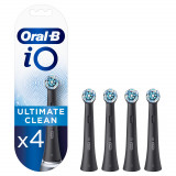 Cumpara ieftin Rezerve periuță de dinți electrică iO Ultimate Clean, Negru, 4 bucati, Oral-B