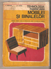 Tehnologia fabricarii mobilei si binalelor-V.Nastase,N.Cotta foto
