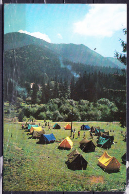 AMS - ILUSTRATA 332 CAMPING LA TUSNAD 1965 RPR, CIRCULATA foto