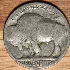 SUA USA 5 Cents "Buffalo Nickel" - moneda de colectie - Bizon / Indian