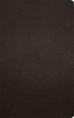 ESV Thinline Bible (Buffalo Leather, Deep Brown)