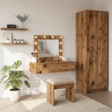 Masa Machiaj vidaXL Maro 83x40x70 cm, Lemn Compozit, Sertar, Toaleta Dormitor, Oglinda