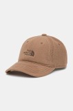 The North Face sapca Denali culoarea maro, neted, NF0A88865K21